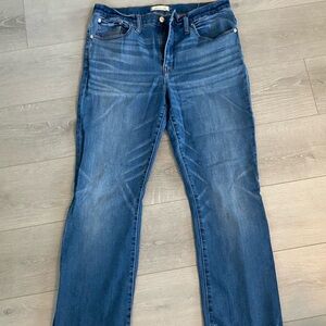 Madewell Womans Cali Demi-Boot Blue Jeans Size 32